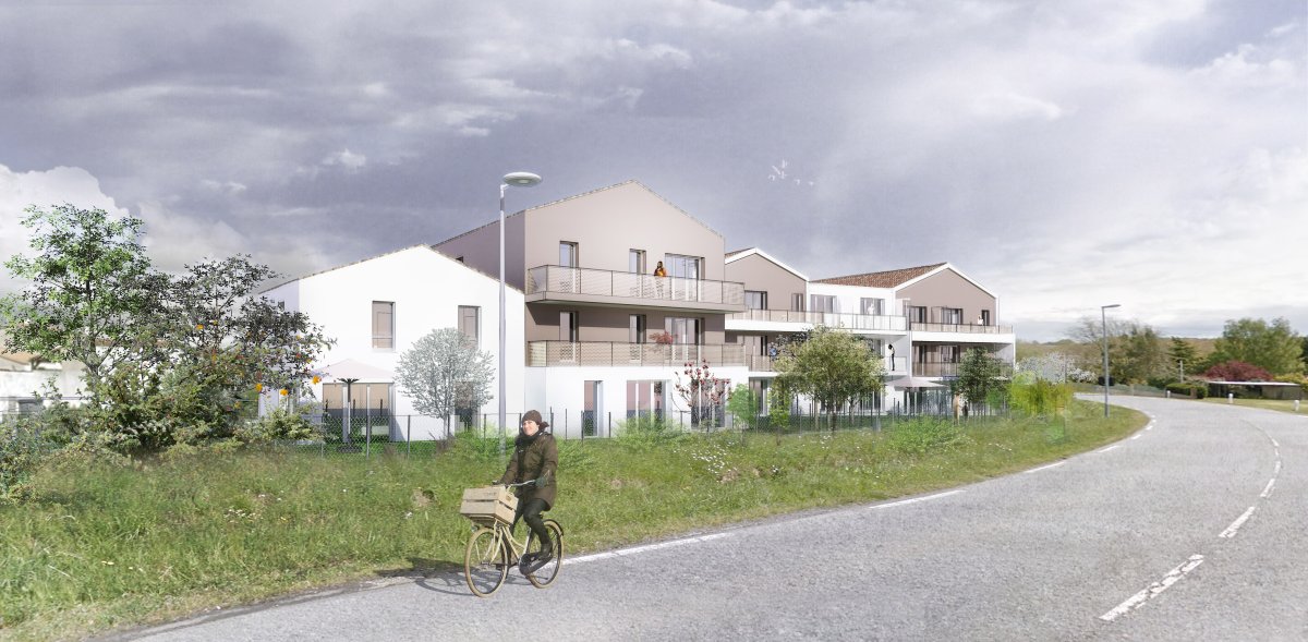Résidence des Merisiers 30 maisons à l'entrée de Saintes